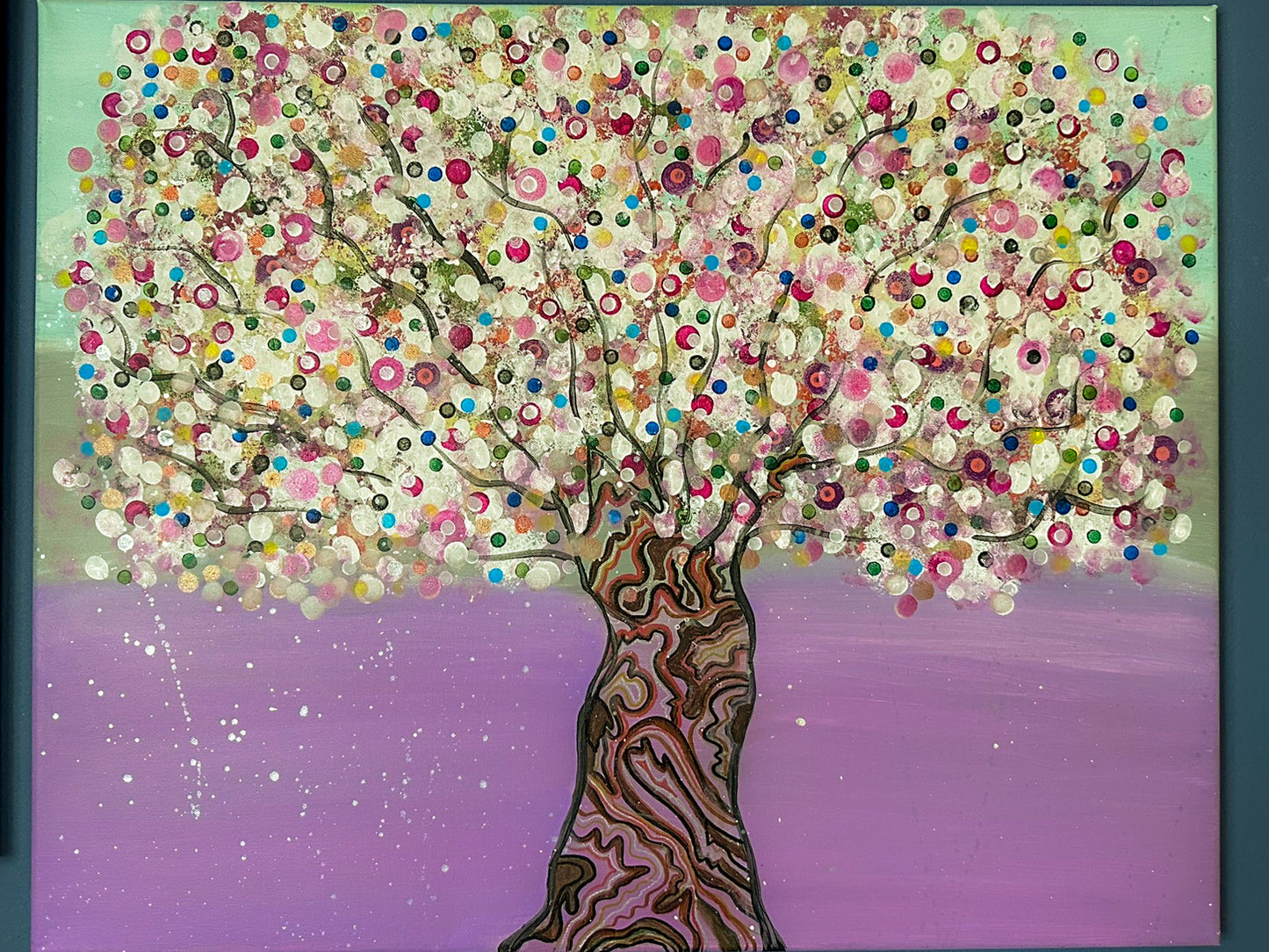 Home Decor Artwork-Arylic Painting on Canvas - 24 x 30