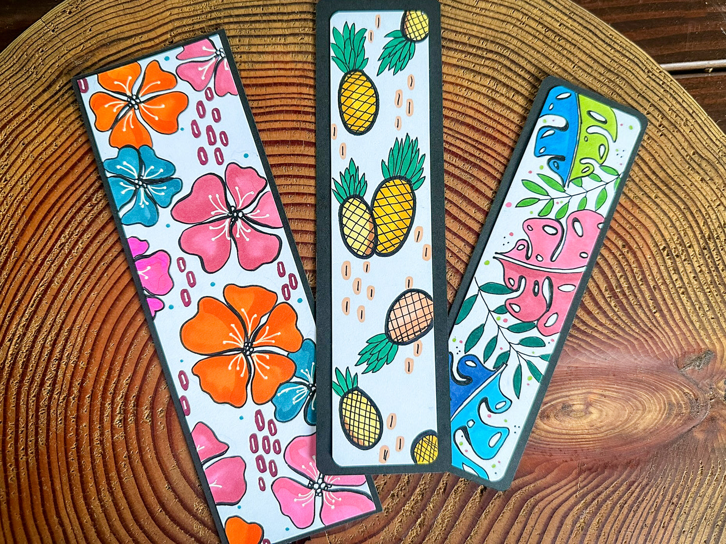 Bookmarks - Acrylics - Tropical Theme