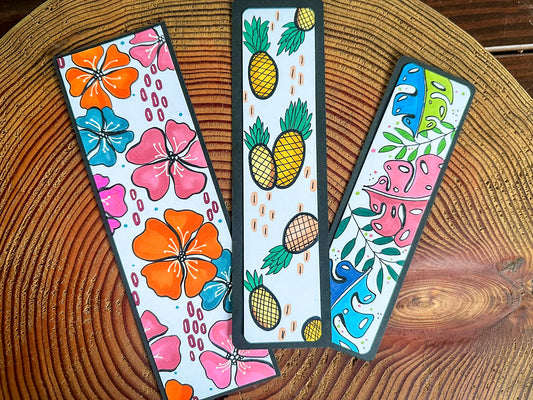 Bookmarks - Acrylics -  Tropical Theme